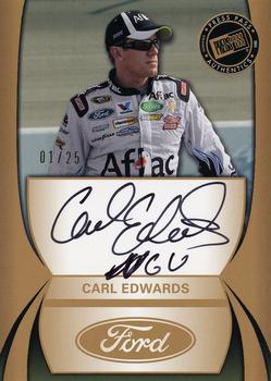 2011 Press Pass - Autographs Gold #NNO Carl Edwards Front