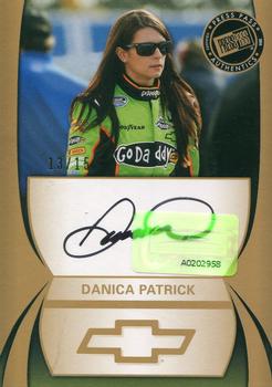 2011 Press Pass - Autographs Gold #NNO Danica Patrick Front