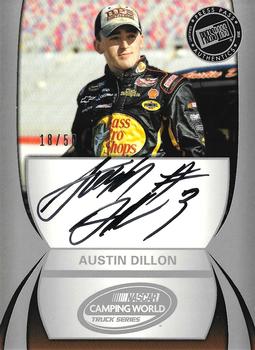 2011 Press Pass - Autographs Silver #NNO Austin Dillon Front