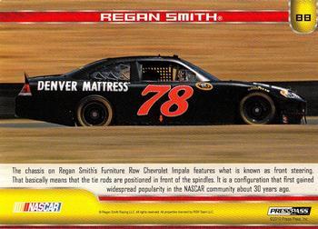 2011 Press Pass - Blue #88 Regan Smith's Car Back