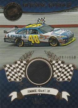 2011 Press Pass - Burning Rubber Gold #BR-JJ3 Jimmie Johnson Front