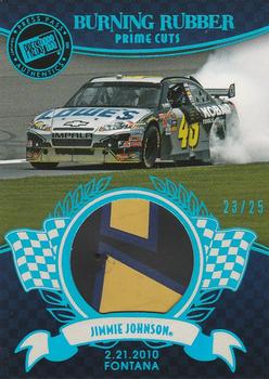 2011 Press Pass - Burning Rubber Prime Cuts #BR-JJ Jimmie Johnson Front