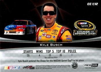2011 Press Pass - Cup Chase Prizes #CC 1 Kyle Busch Back