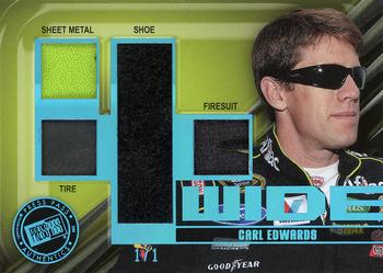 2011 Press Pass - Four Wide Shoes #FW-CE Carl Edwards Front