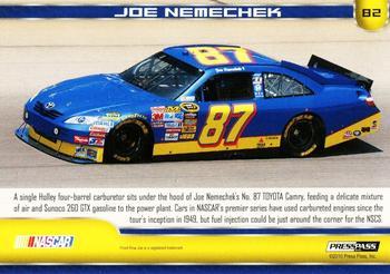 2011 Press Pass - Gold #82 Joe Nemechek's Car Back