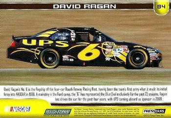 2011 Press Pass - Gold #84 David Ragan's Car Back