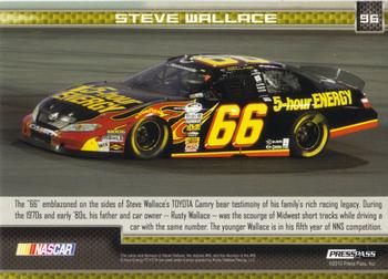 2011 Press Pass - Gold #96 Steve Wallace's Car Back