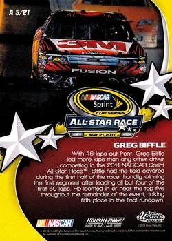 2011 Wheels Main Event - All-Stars #A 5 Greg Biffle Back