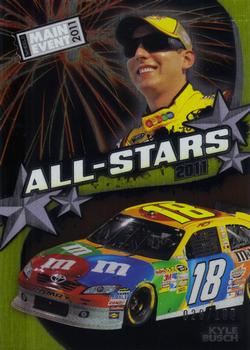 2011 Wheels Main Event - All-Stars Brushed Foil #A 2 Kyle Busch Front
