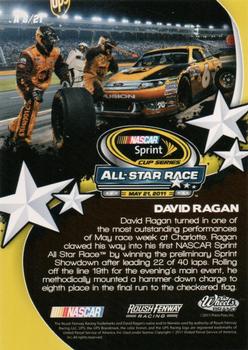 2011 Wheels Main Event - All-Stars Brushed Foil #A 8 David Ragan Back