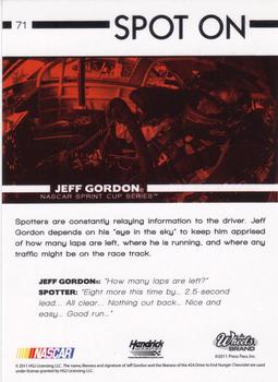 2011 Wheels Main Event - Emerald #71 Jeff Gordon's Car Back