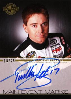 2011 Wheels Main Event - Main Event Marks Gold #ME-TP Timothy Peters Front