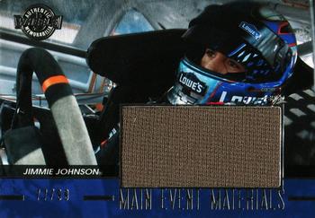 2011 Wheels Main Event - Main Event Materials Silver #MEM-JJ Jimmie Johnson Front