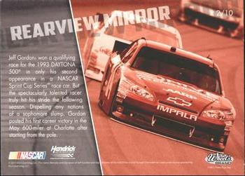 2011 Wheels Main Event - Rearview Mirror #R 2 Jeff Gordon Back
