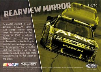 2011 Wheels Main Event - Rearview Mirror #R 6 Carl Edwards Back