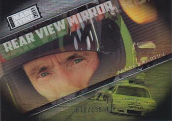 2011 Wheels Main Event - Rearview Mirror Brushed Foil #R 5 Mark Martin Front