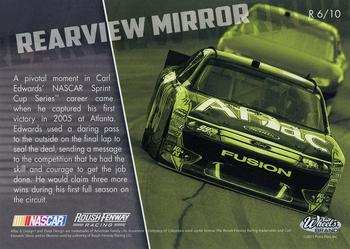 2011 Wheels Main Event - Rearview Mirror Brushed Foil #R 6 Carl Edwards Back