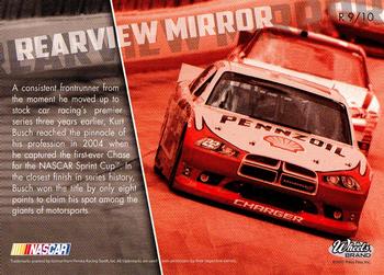 2011 Wheels Main Event - Rearview Mirror Holofoil #R 9 Kurt Busch Back