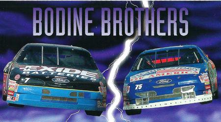 1994 SkyBox #24 Geoff Bodine/Todd Bodine Cars Front