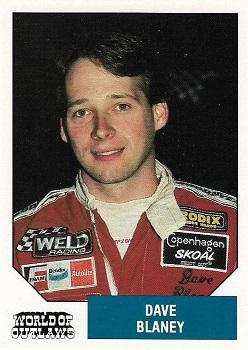 1987 World of Outlaws #17 Dave Blaney Front