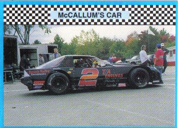 1992 Winner's Choice Busch #122 Jim McCallum's Car Front