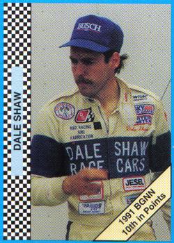 1992 Winner's Choice Busch #22 Dale Shaw Front