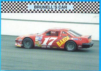 1992 Winner's Choice Busch #40 Bob Brunell's Car Front