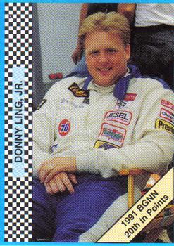 1992 Winner's Choice Busch #41 Donny Ling, Jr. Front