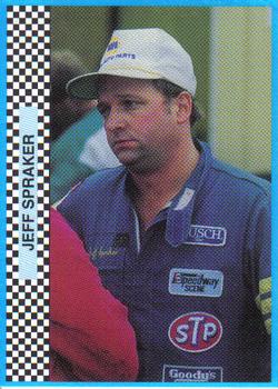 1992 Winner's Choice Busch #45 Jeff Spraker Front
