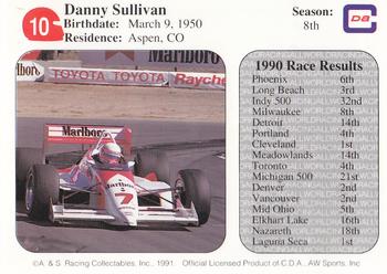 1991 All World #10 Danny Sullivan Back