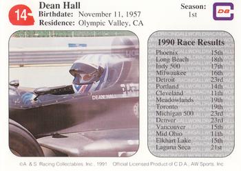 1991 All World #14 Dean Hall Back