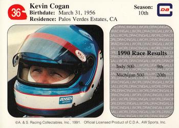 1991 All World #36 Kevin Cogan Back