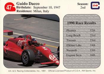 1991 All World #47 Guido Dacco Back