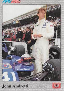 1991 All World #4 John Andretti Front