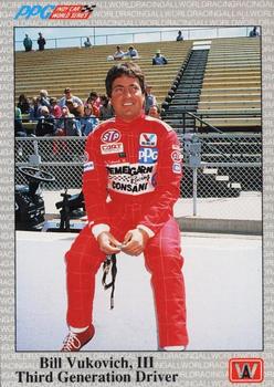 1991 All World #63 Bill Vukovich, III Third Generation Driver Front
