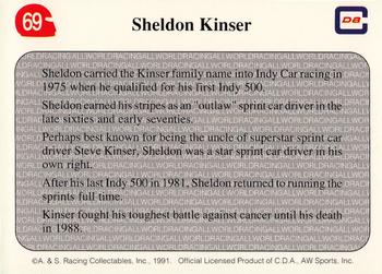 1991 All World #69 In Memory of Sheldon Kinser Back