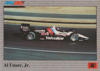 1991 All World Indy #P1 Al Unser Jr. Front