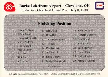 1991 All World #83 '90 Cleveland Race Back