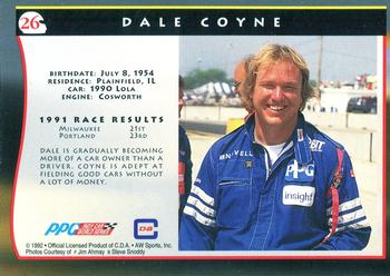 1992 All World Indy #26 Dale Coyne Back