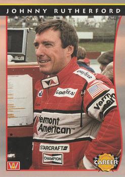 1992 All World Indy #77 Johnny Rutherford Front
