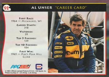 1992 All World Indy #91 Al Unser Back