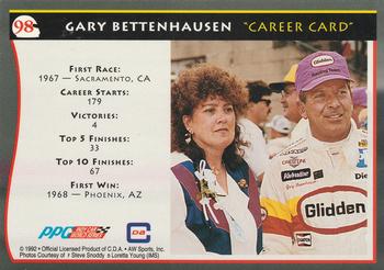 1992 All World Indy #98 Gary Bettenhausen Back