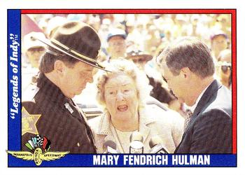 1991 Collegiate Collection Legends of Indy #15 Mary Fendrich Hulman Front