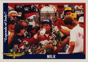 1991 Collegiate Collection Legends of Indy #NNO Milk Front