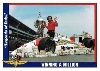 1991 Collegiate Collection Legends of Indy #68 Winning a Million Front