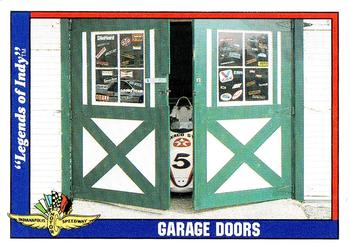 1991 Collegiate Collection Legends of Indy #80 Garage Doors Front