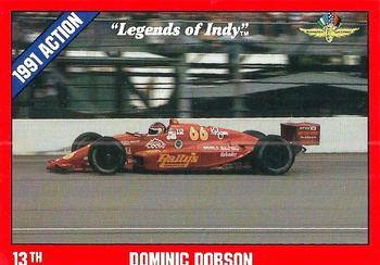 1992 Collegiate Collection Legends of Indy #14 Dominic Dobson Front