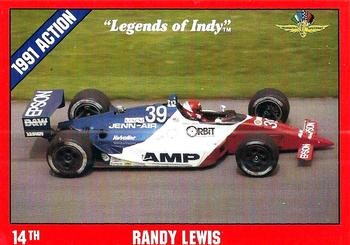 1992 Collegiate Collection Legends of Indy #15 Randy Lewis Front