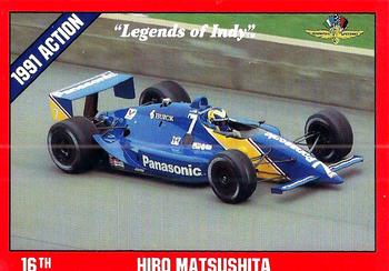 1992 Collegiate Collection Legends of Indy #17 Hiro Matsushita Front