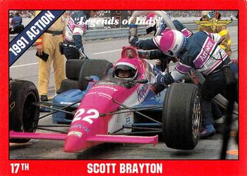 1992 Collegiate Collection Legends of Indy #18 Scott Brayton Front